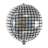 Iriserende Discokugle Folieballon, 40 cm
