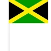 Jamaicansk Papirflag på Pind, 27 x 20 cm