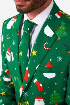 Jule Jakkesæt "Festivity Green" - OppoSuits ®