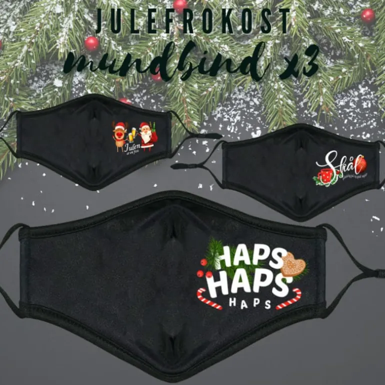 Jule Mundbind til Julefrokost, 3 stk.
