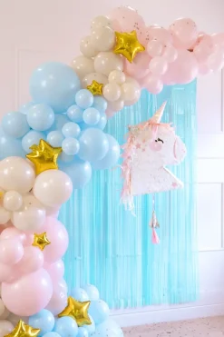 Jumbo Latexballon 43 cm, Lyseblå