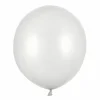 Jumbo Latexballon 43 cm, Metallisk Sølv