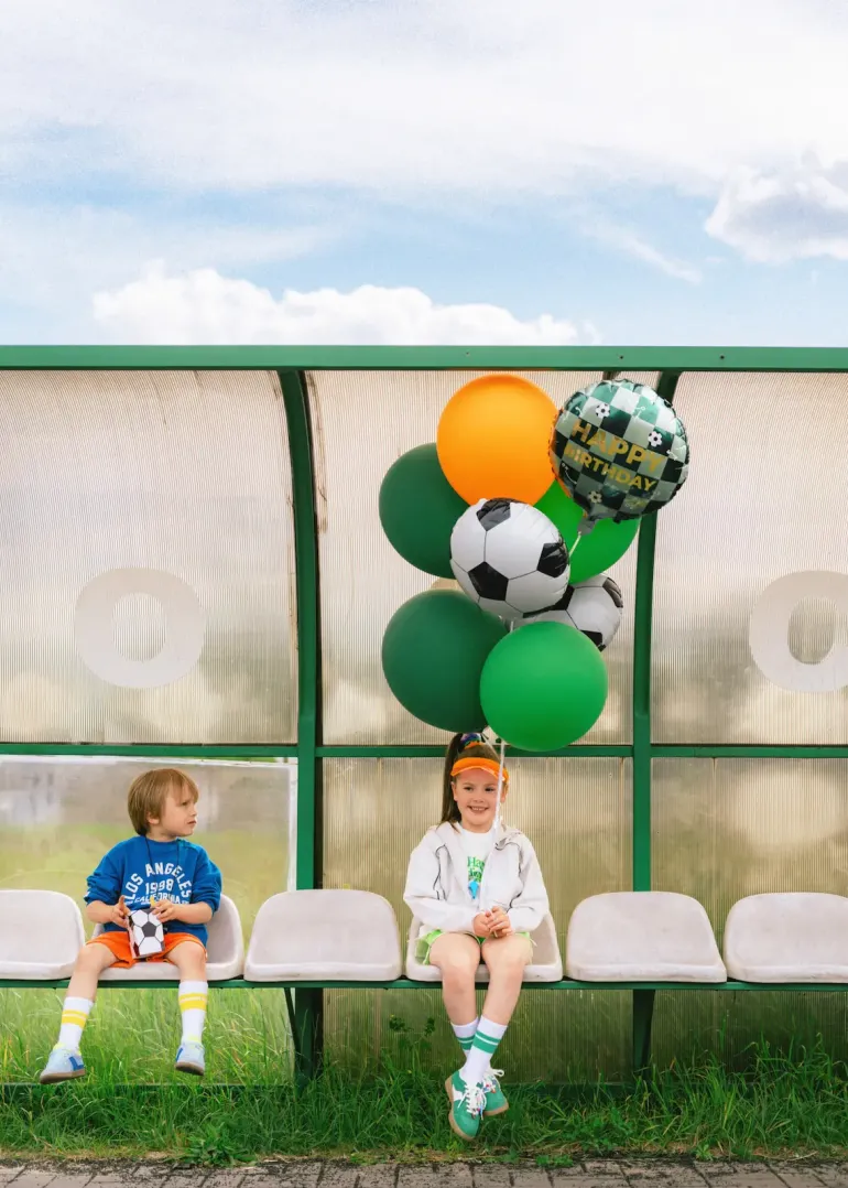 Jumbo Latexballon 43 cm, Mørkegrøn
