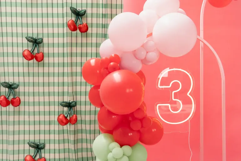 Jumbo Latexballon 43 cm, Rød