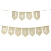 Just Married Jute Banner