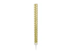 Kage fontæne, Guld, 18 cm (1 stk)