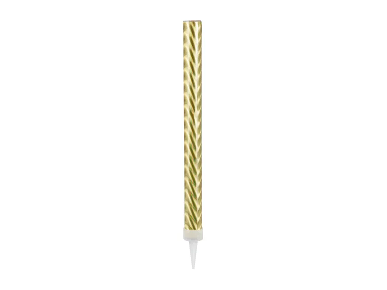 Kage fontæne, Guld, 18 cm (1 stk)