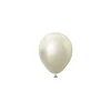 Kalisan Chrome Latexballon 12 cm, White Gold