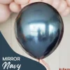 Kalisan Jumbo Latexballon 45 cm, Navy Chrome