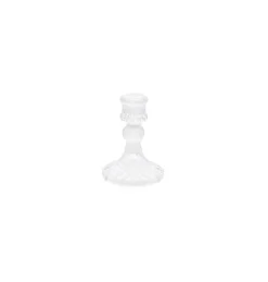 Klar Glas Lysestageholder, 10.5 cm
