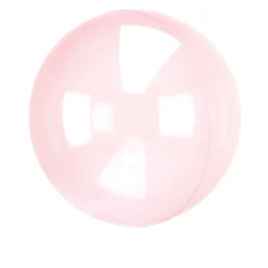 Klar Kugle Ballon - Pink