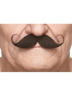Klassisk Cykelstyr Moustache, Sort