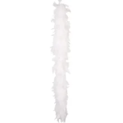 Klassisk Fjerboa 50gr - Hvid