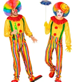 Komplet Cirkus Klovn Kostumesæt