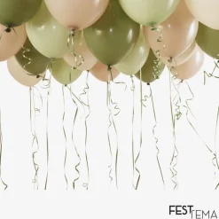 Komplet Olivengrønt Ballonloft Kit