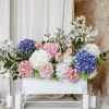 Kunstig Brudeslør Blomst 62 cm, Hvid