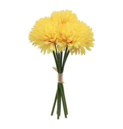 Kunstige Blomster - Gule Dahlia