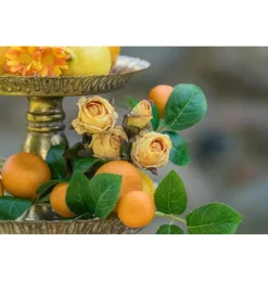 Kunstige Blomster - Gule Roser