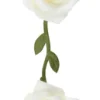 Kunstige Hvide Roser på Blomsterranke, 120cm