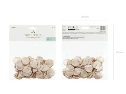 Kunstige Rosenblade Premium - Beige