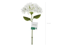Kunstig Hortensia 35 cm, Hvid