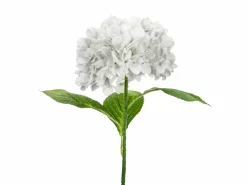 Kunstig Hortensia Premium, Hvid