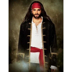 Lang Piratfrakke til Voksne