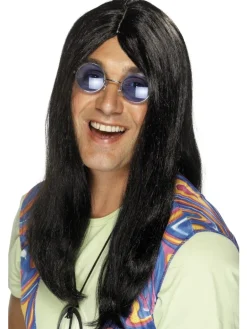Lang sort hippie paryk