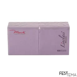 Lavendel Airlaid Kaffeservietter 100 stk., 24x24 cm