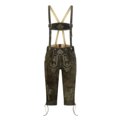Lederhosen i Ægte Læder | Lang Model i Vintage Look