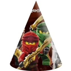 LEGO Ninjago FSC Party Hatte, 6 stk.