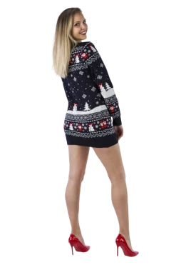Let it Snow Julesweater Kjole til Voksne
