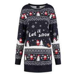 Let it Snow Julesweater Kjole til Voksne