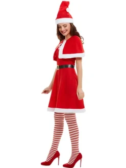 Lille Miss Santa Kjole m/Kappe & Nissehue