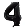 Lille Sort Folie Tal Ballon (ca. 40cm.) - 4 Tal