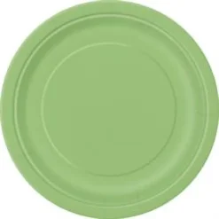 Limegrønne middagstallerkener