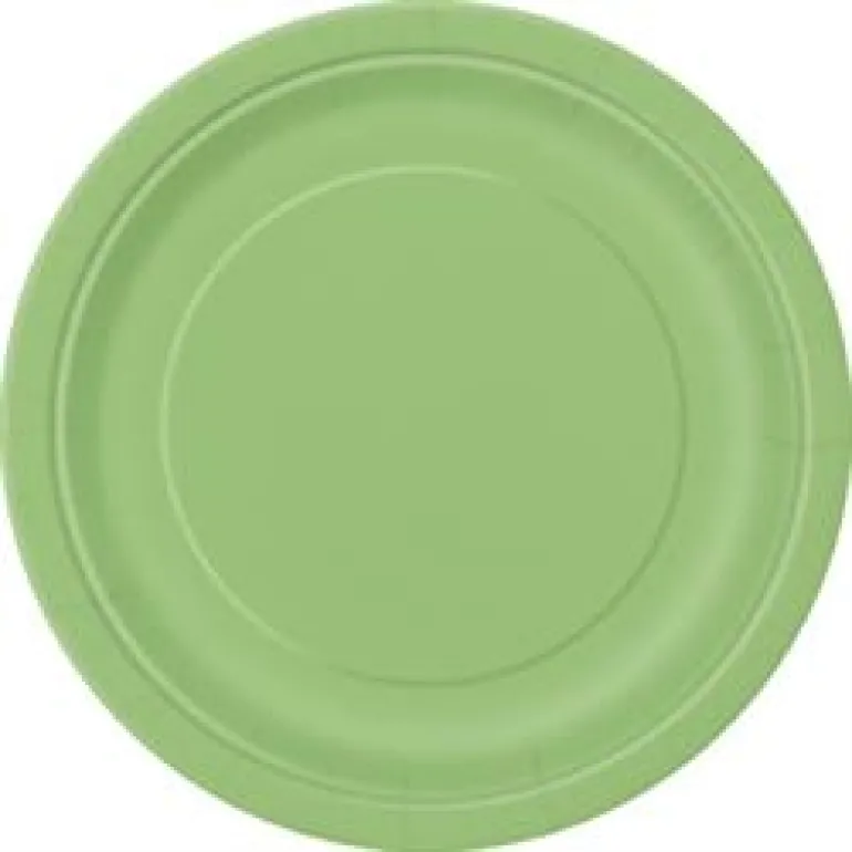 Limegrønne middagstallerkener