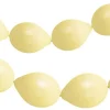 Link Balloner 33 cm - Pastel Gul Ballonkæde, 3 m