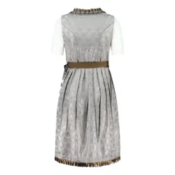 Luksus Dirndl i Sølvgrå & Bronze - Star Collection
