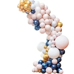 Luxe Marble Blush Large Ballonbue Kit m/200 stk