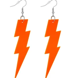 Lyn Øreringe i Neon Orange