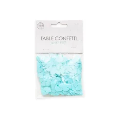 Lyseblå Fødder Konfetti, 14 gr