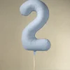 Lyseblå Tal Ballon 86 cm - 2