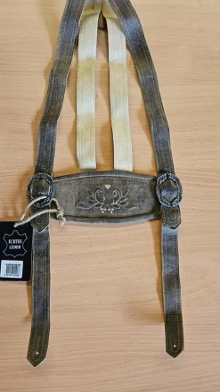 Lysebrune H-Seler t/Lederhosen i Ægte Skind (HH-5250)