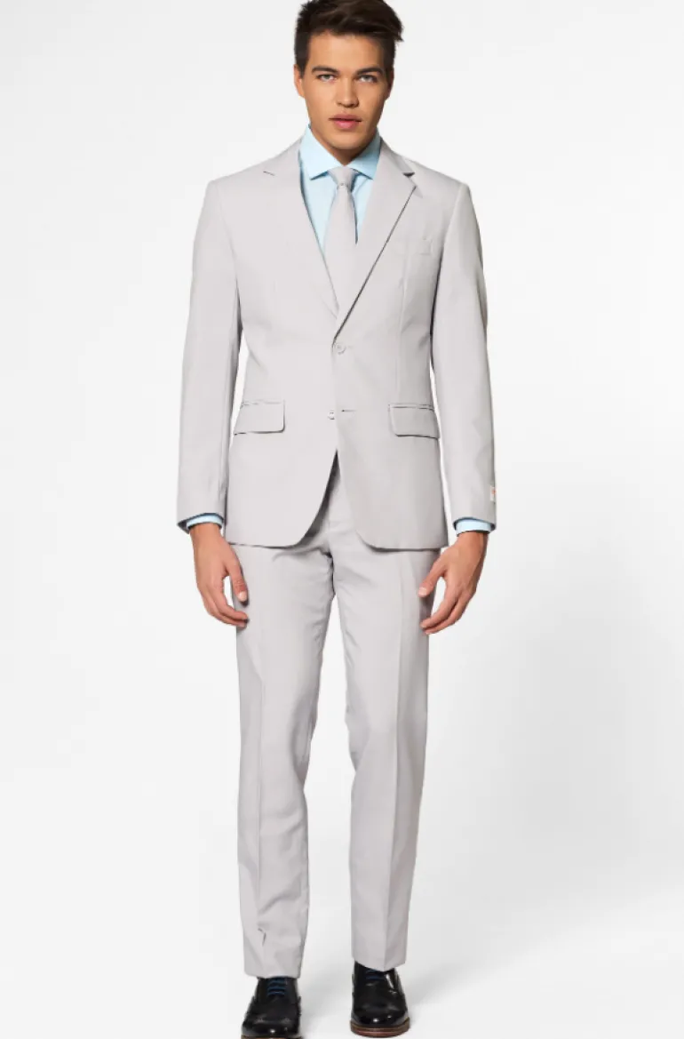 Lysegråt Jakkesæt - OppoSuits®