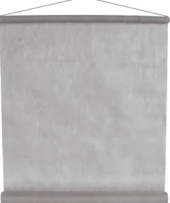 Lysegråt Loftbanner, 80 cm x 12 meter