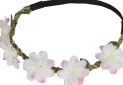 Lyserød Blomsterkrans - pandebånd