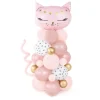 Lyserød DIY Kat Ballondekoration, 83 x 140 cm