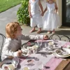 Lyserød Filt Bordløber, 10m