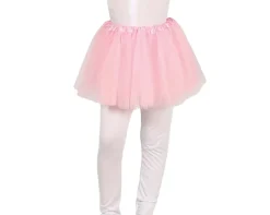 Lyserødt Tylskørt Til Børn (Tutu) - Kort Model (30cm)